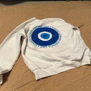 Crew neck sweat shirt